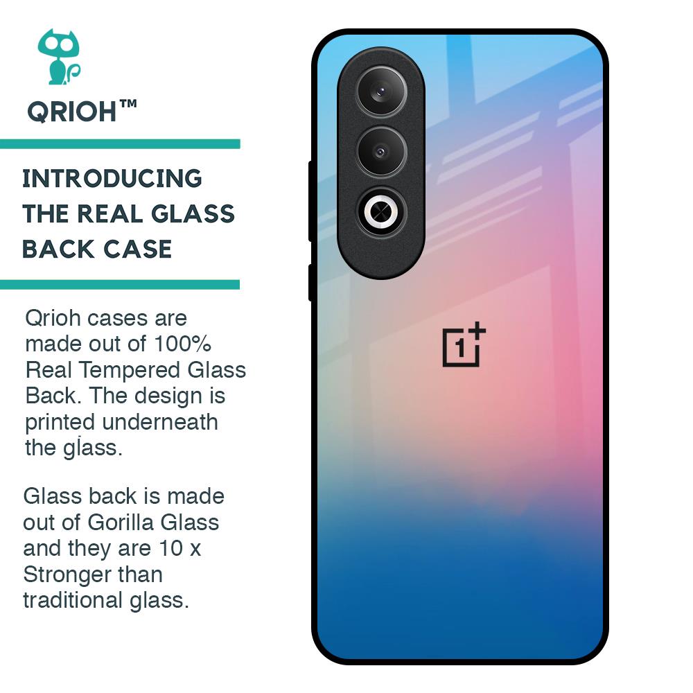 Blue & Pink Ombre Glass case for OnePlus Nord CE4 5G