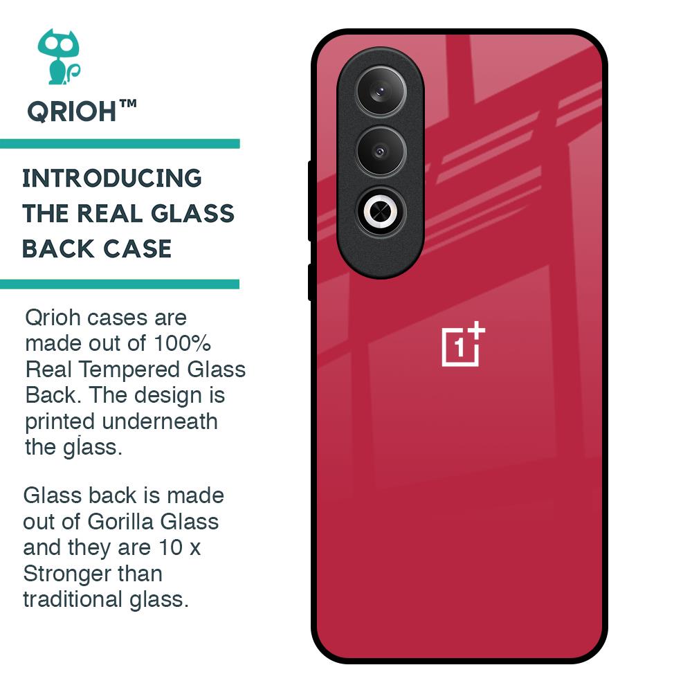 Solo Maroon Glass case for OnePlus Nord CE4 5G