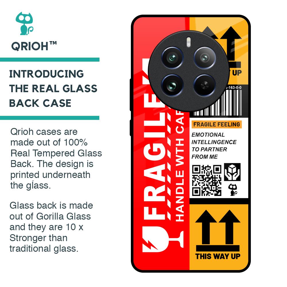 Handle With Care Glass Case for Realme 12 Pro 5G