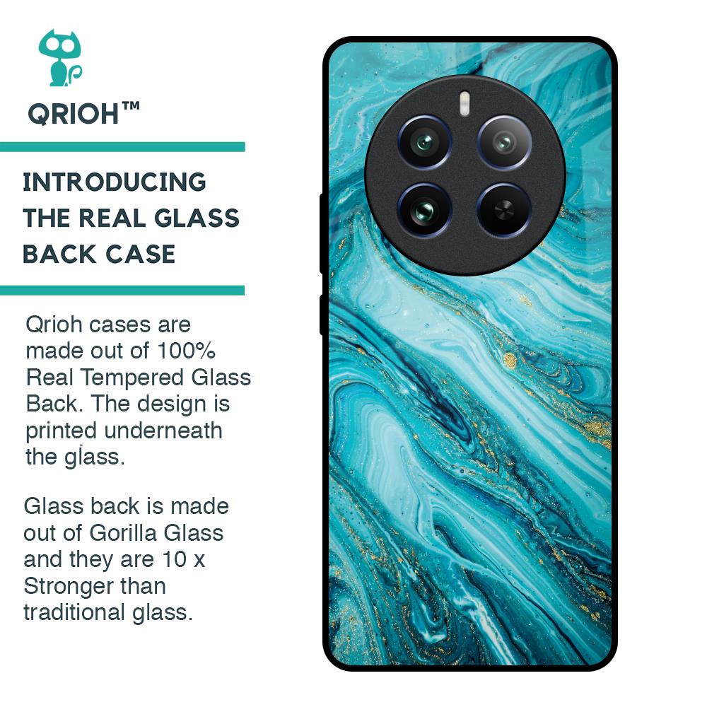 Ocean Marble Glass Case for Realme 12 Pro 5G