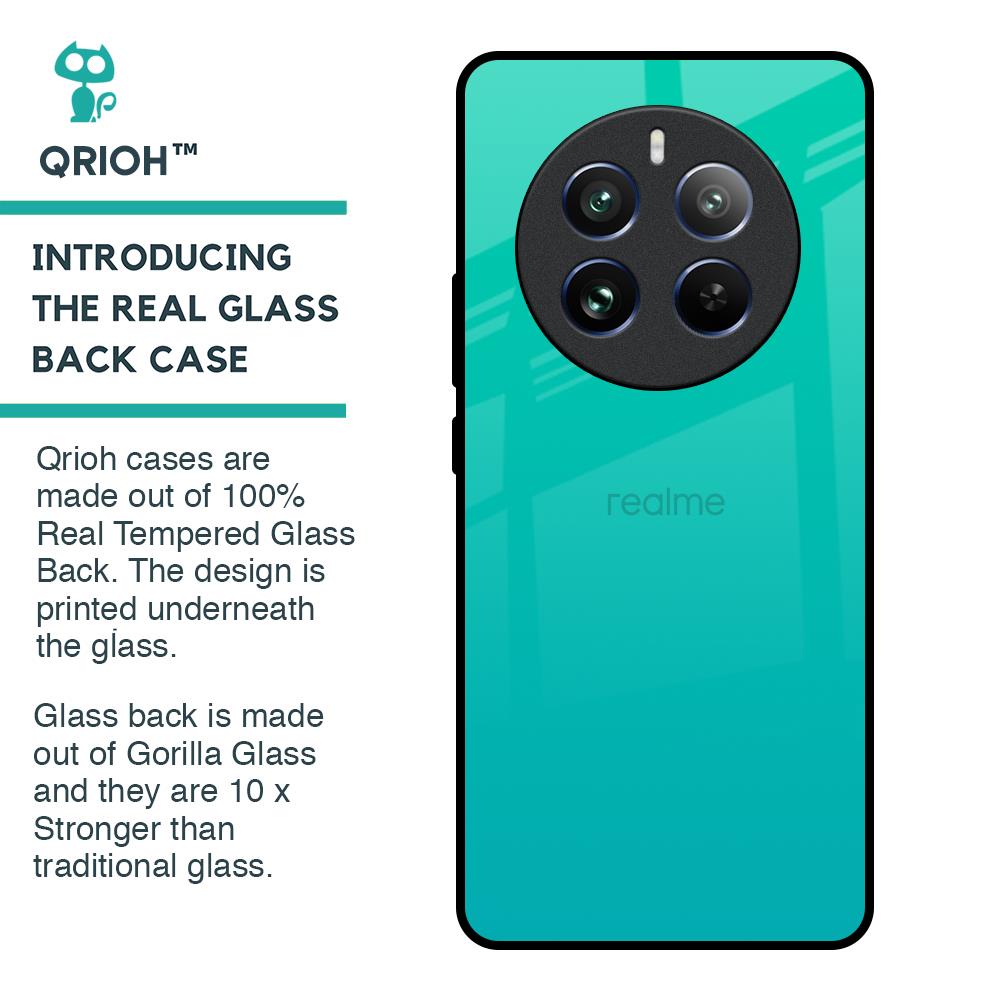 Cuba Blue Glass Case For Realme 12 Pro 5G