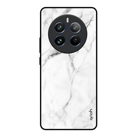 Modern White Marble Realme 12 Pro Plus 5G Glass Back Cover Online