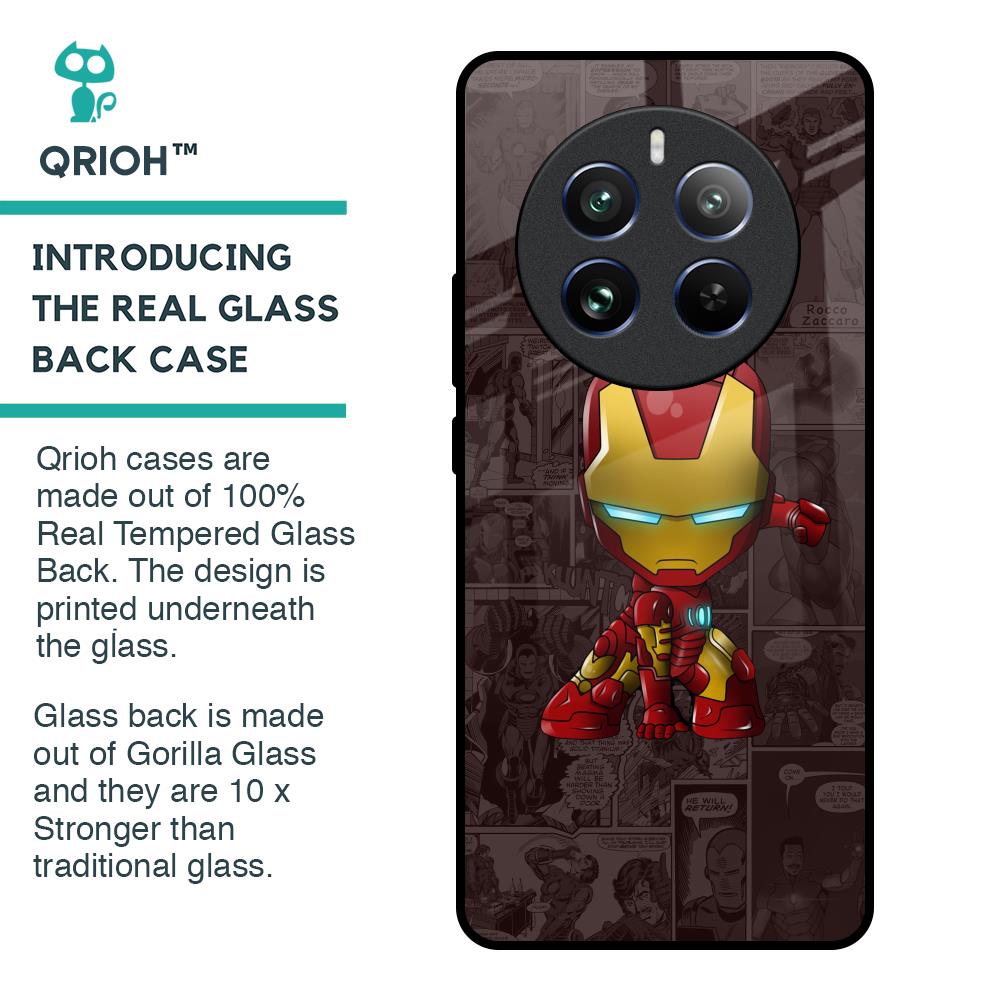 Angry Baby Super Hero Glass Case for Realme 12 Pro Plus 5G