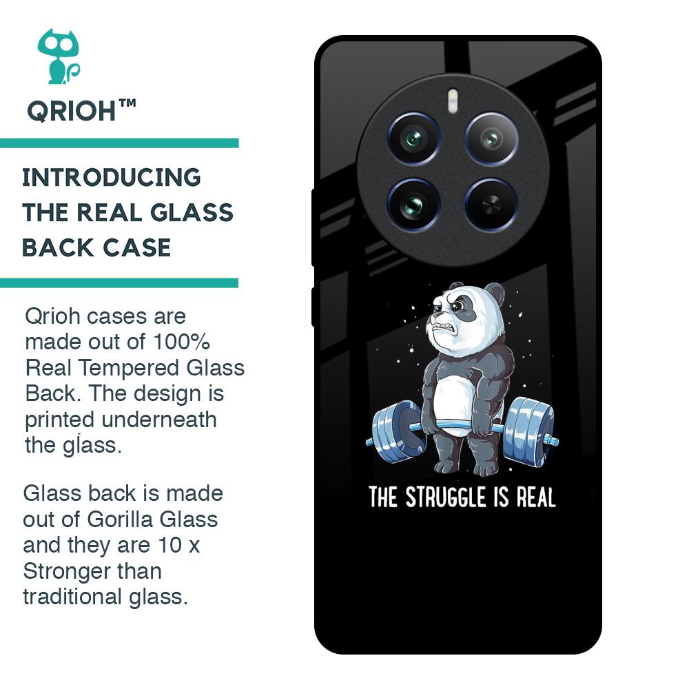 Real Struggle Glass Case for Realme 12 Pro Plus 5G