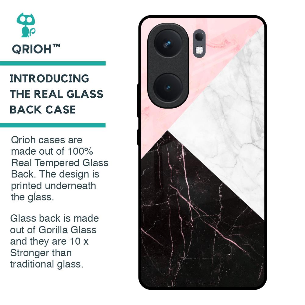 Marble Collage Art Glass Case For IQOO Neo 9 Pro