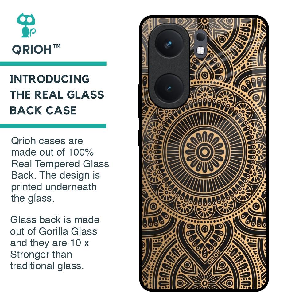 Luxury Mandala Glass Case for IQOO Neo 9 Pro