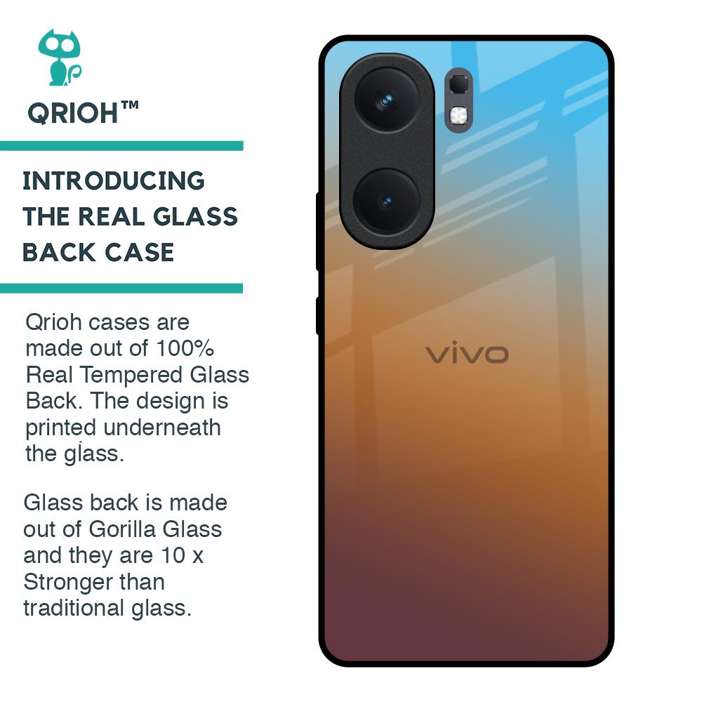 Rich Brown Glass Case for IQOO Neo 9 Pro