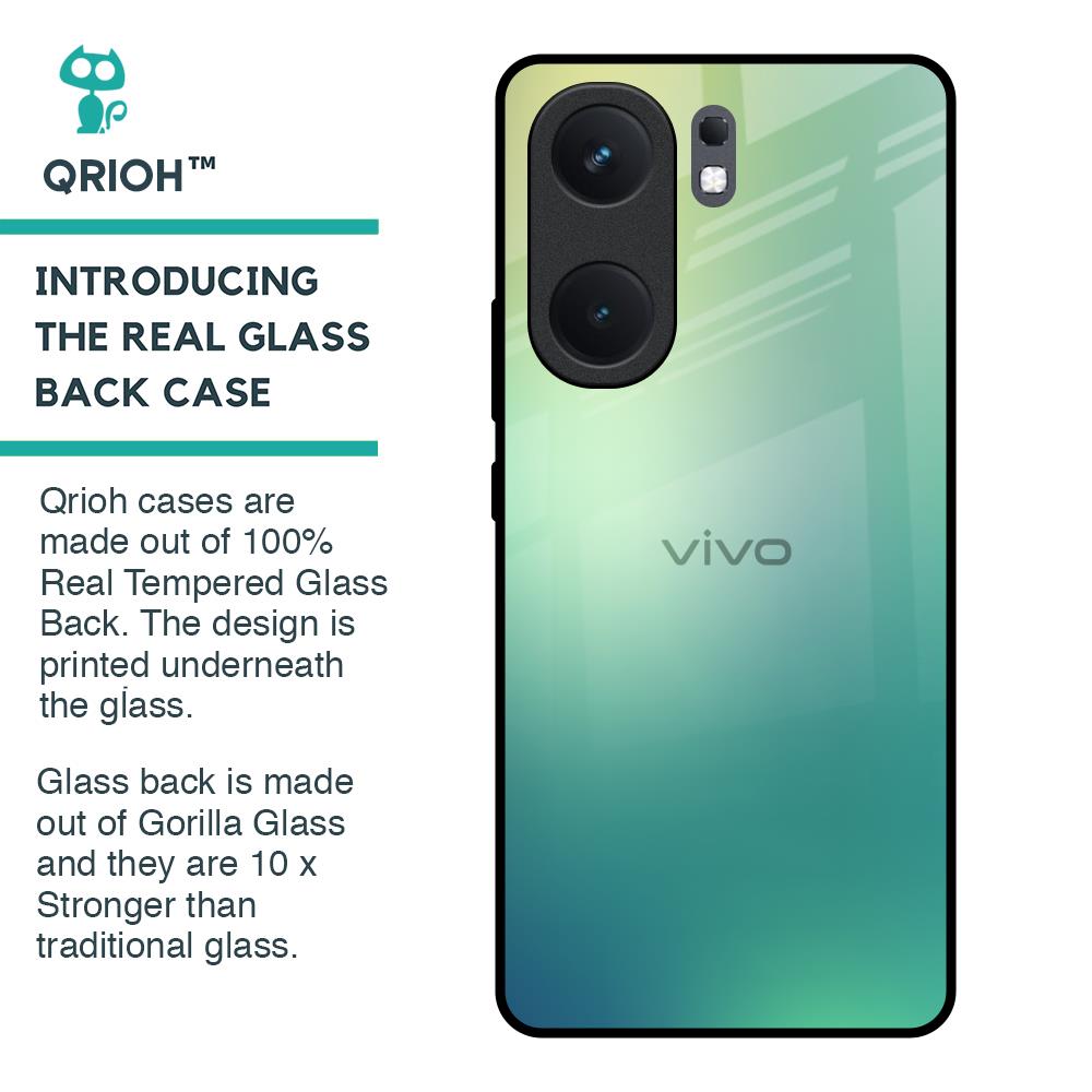 Dusty Green Glass Case for IQOO Neo 9 Pro