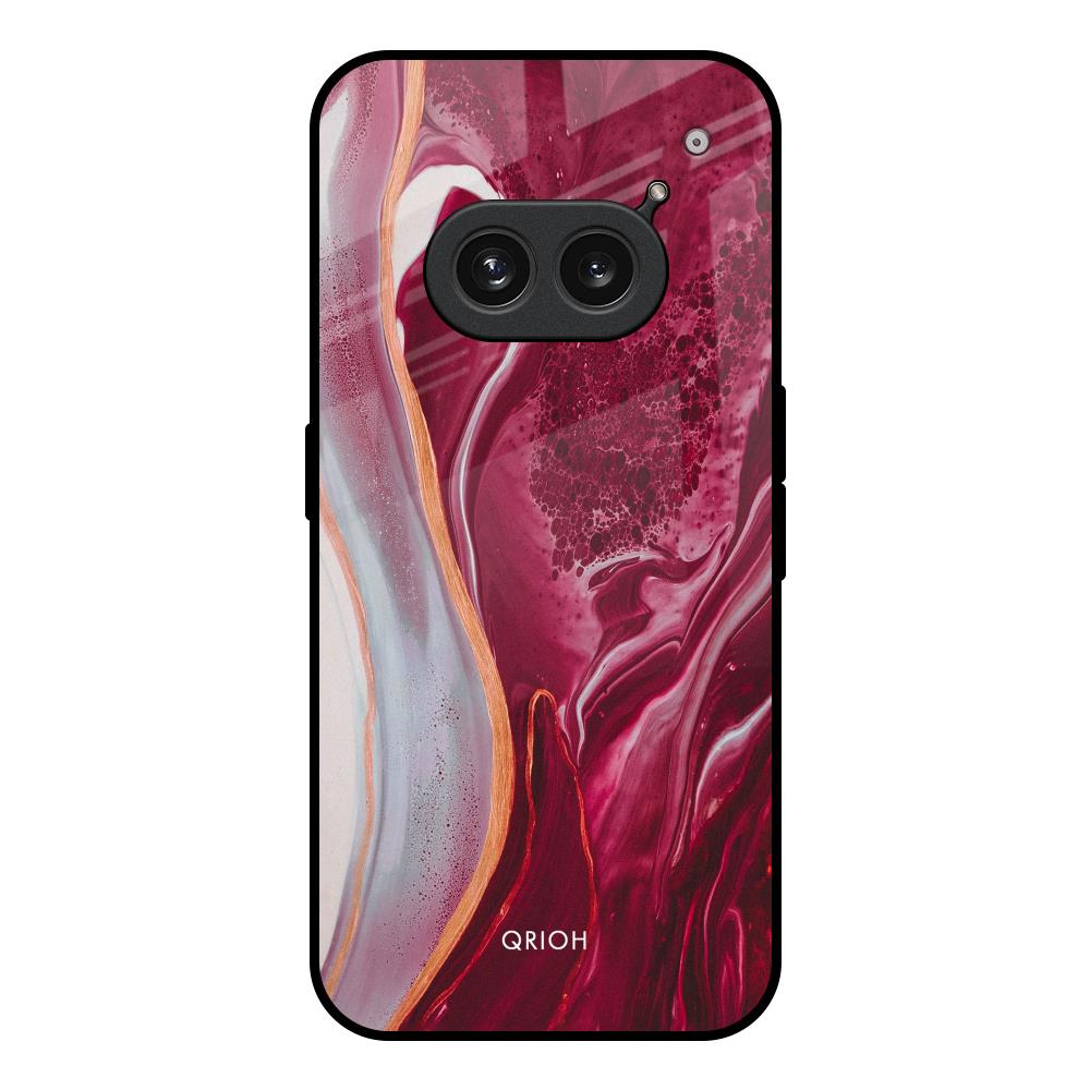 Crimson Ruby Nothing Phone 2a 5G Glass Back Cover Online