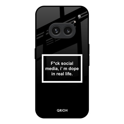 Dope In Life Nothing Phone 2a 5G Glass Back Cover Online