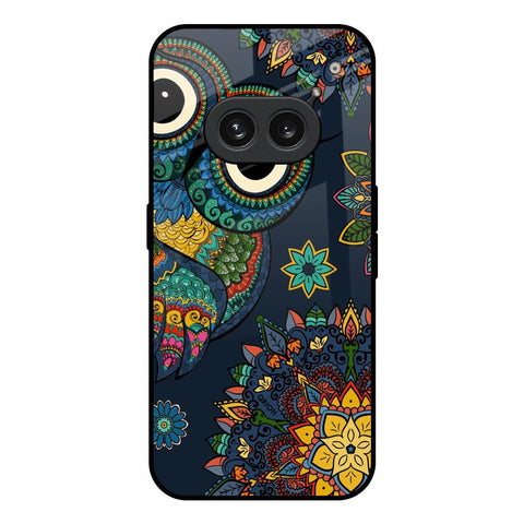 Owl Art Nothing Phone 2a 5G Glass Back Cover Online