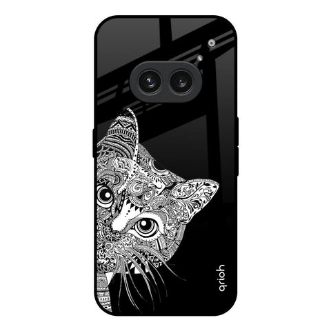 Kitten Mandala Nothing Phone 2a 5G Glass Back Cover Online