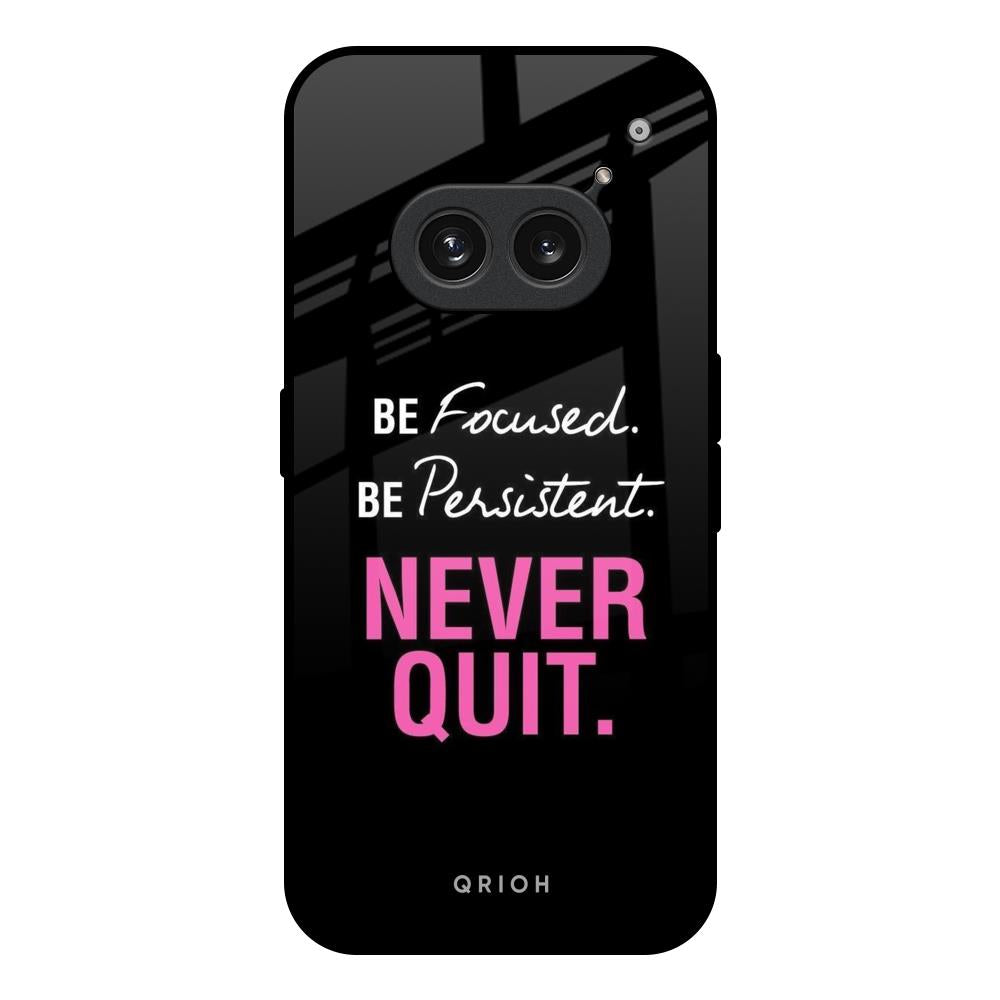 Be Focused Nothing Phone 2a 5G Glass Back Cover Online