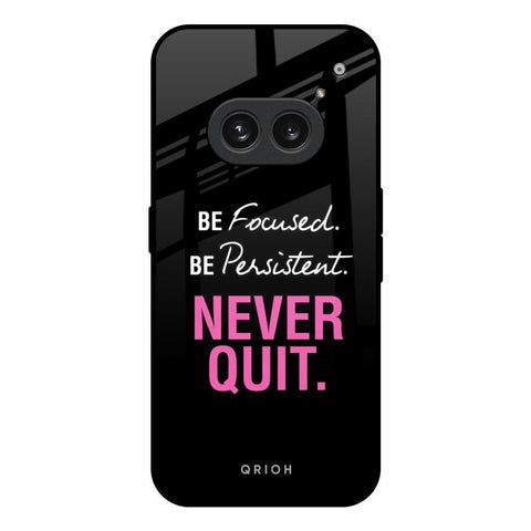 Be Focused Nothing Phone 2a 5G Glass Back Cover Online