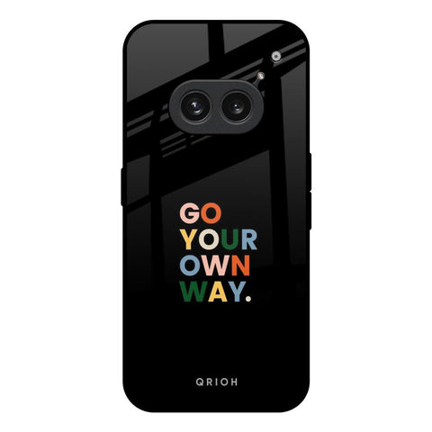 Go Your Own Way Nothing Phone 2a 5G Glass Back Cover Online