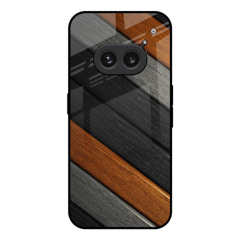Tri Color Wood Nothing Phone 2a 5G Glass Back Cover Online