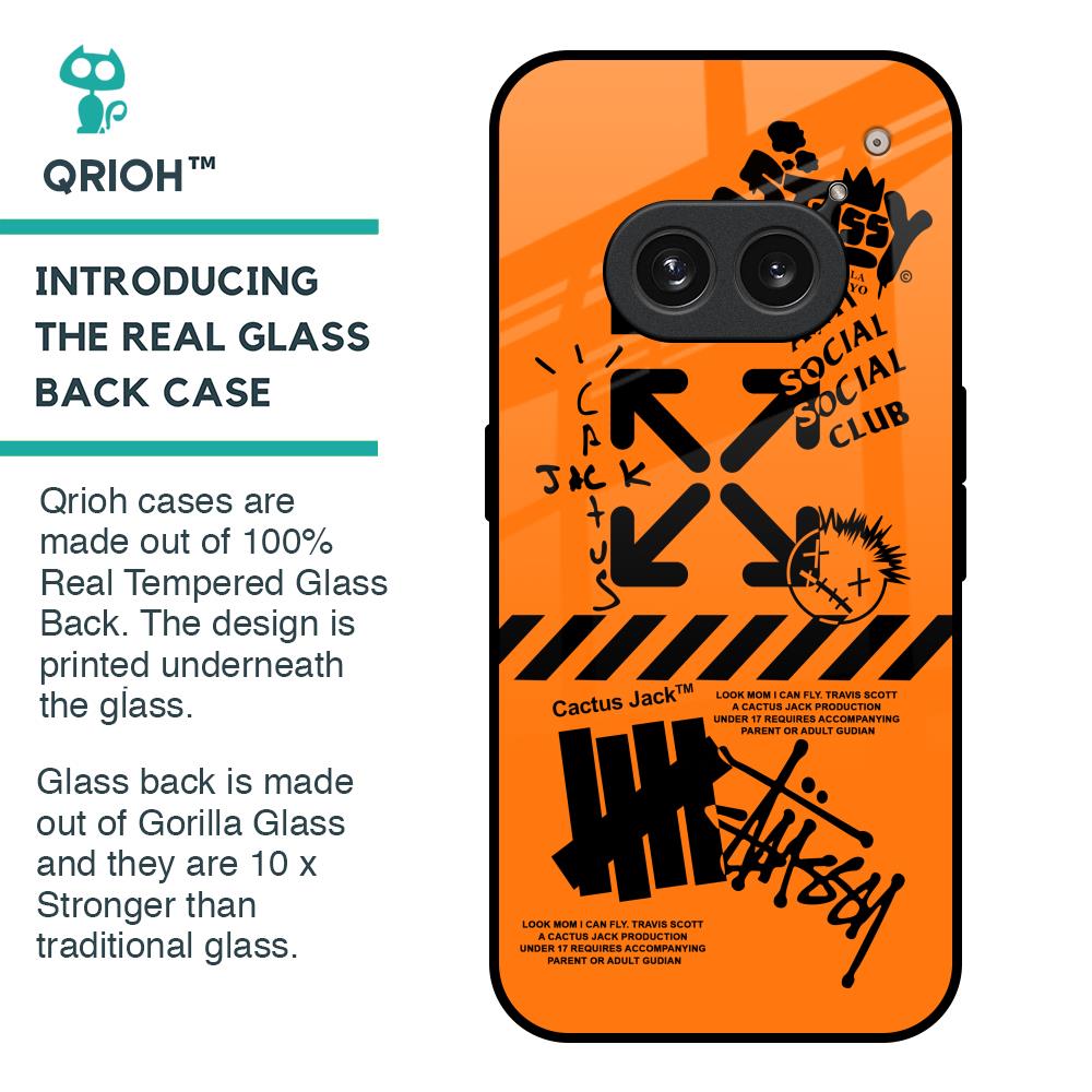 Anti Social Club Glass Case for Nothing Phone 2a 5G