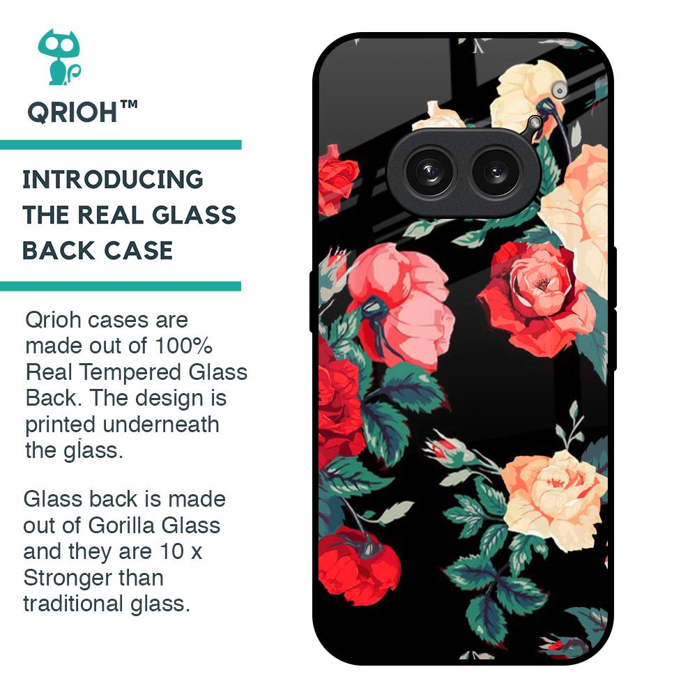 Floral Bunch Glass Case For Nothing Phone 2a 5G