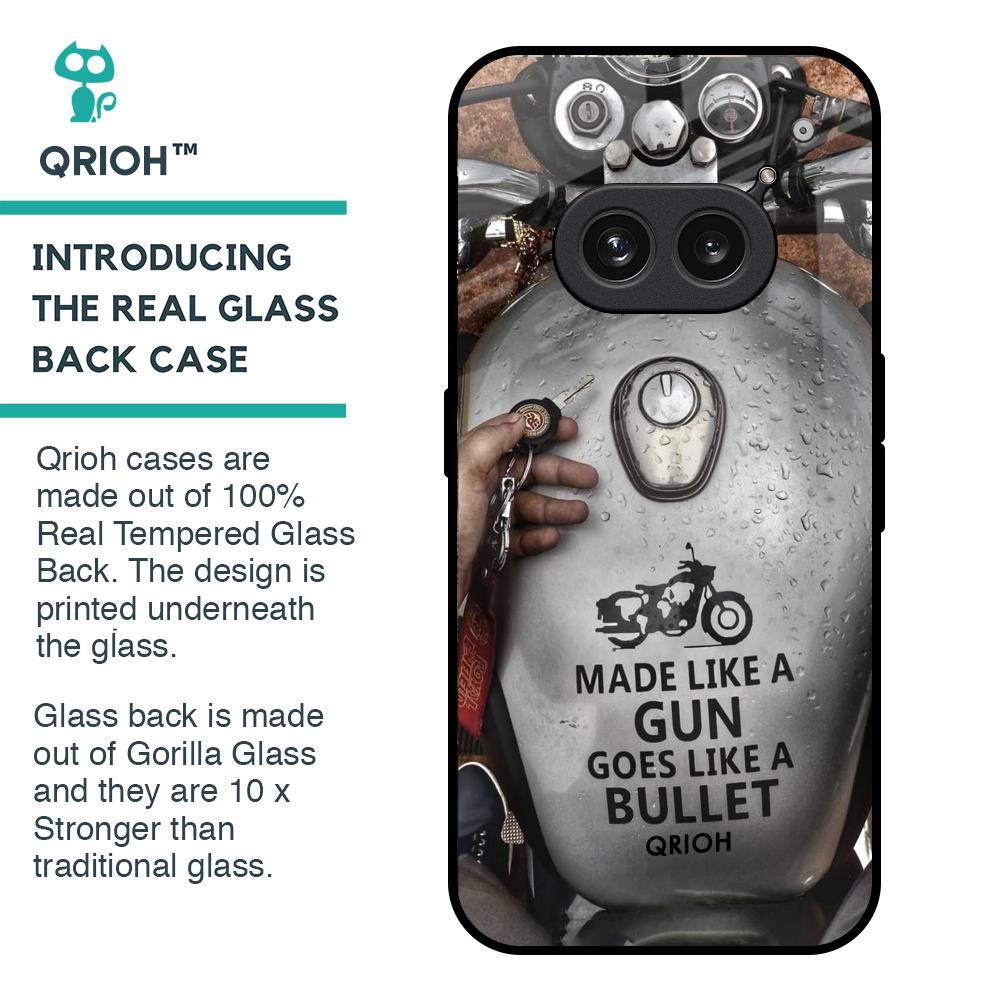 Royal Bike Glass Case for Nothing Phone 2a 5G
