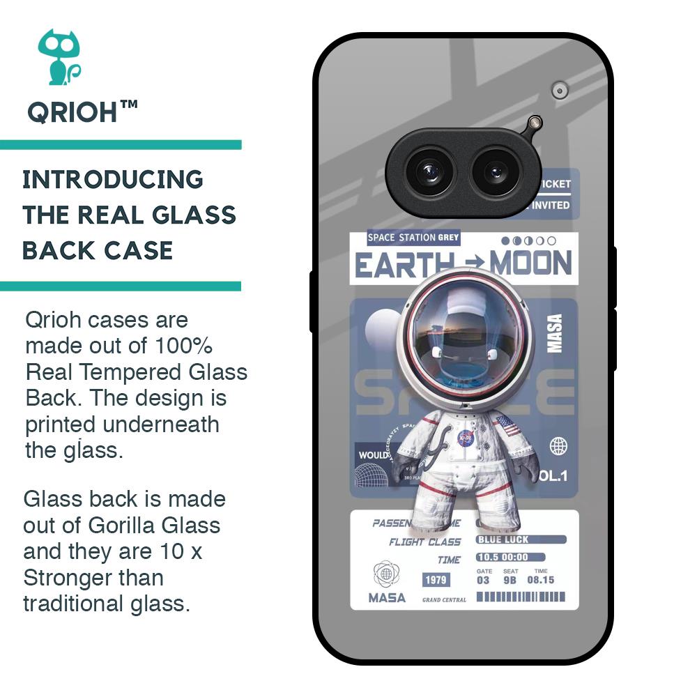 Space Flight Pass Glass Case for Nothing Phone 2a 5G