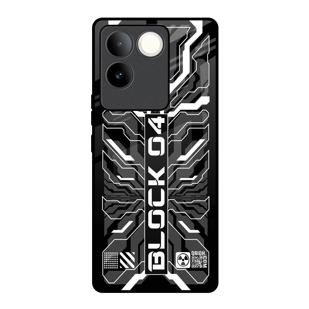 Monochrome Magic iQOO Z7 Pro 5G Glass Back Cover Online