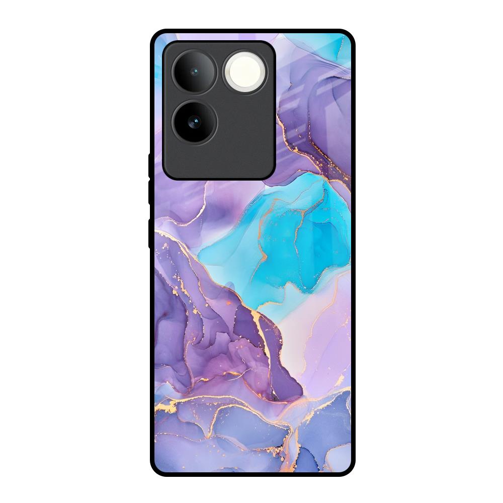 Alcohol ink Marble iQOO Z7 Pro 5G Glass Back Cover Online