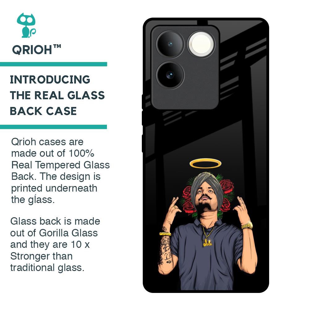 Punjabi Singer Poster Glass Case for iQOO Z7 Pro 5G