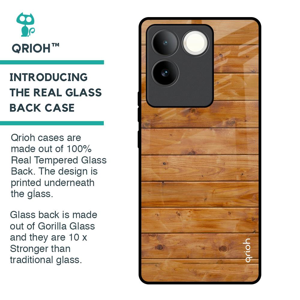 Timberwood Glass Case for iQOO Z7 Pro 5G