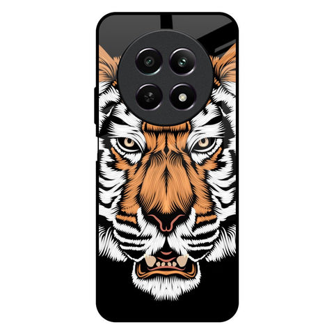 Angry Tiger Realme 12 5G Glass Back Cover Online