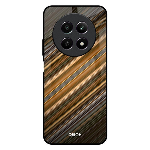 Diagonal Slash Pattern Realme 12 5G Glass Back Cover Online