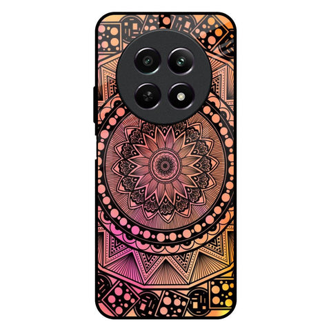 Floral Mandala Realme 12 5G Glass Back Cover Online