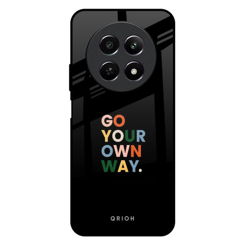 Go Your Own Way Realme 12 5G Glass Back Cover Online