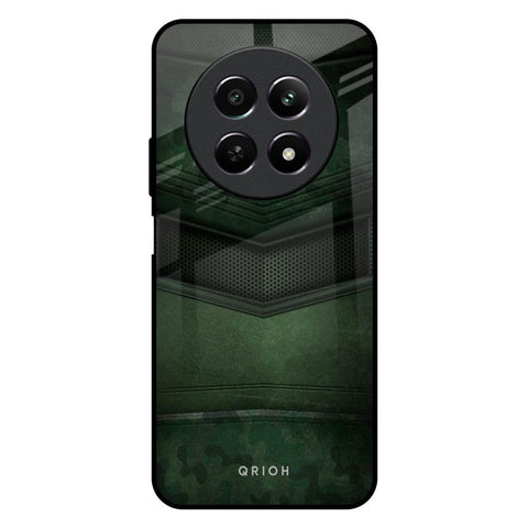 Green Leather Realme 12 5G Glass Back Cover Online
