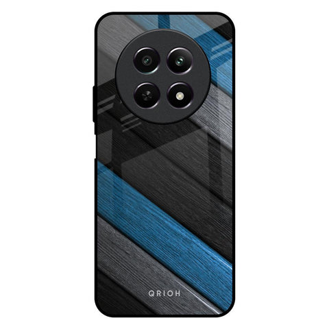 Multicolor Wooden Effect Realme 12 5G Glass Back Cover Online