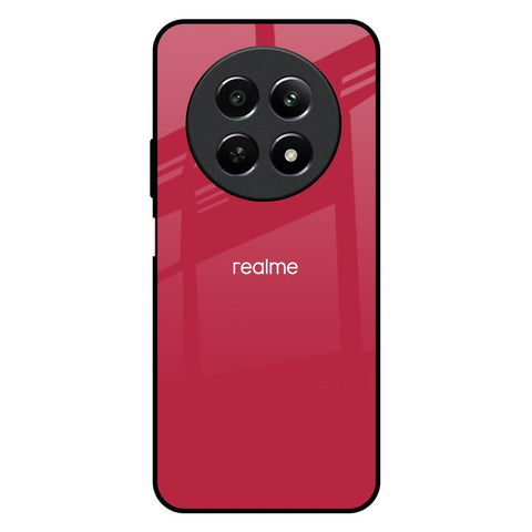 Solo Maroon Realme 12 5G Glass Back Cover Online