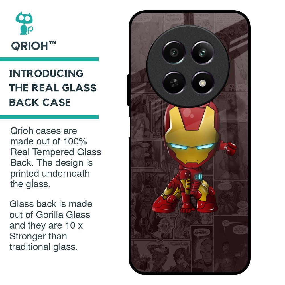 Angry Baby Super Hero Glass Case for Realme 12 5G
