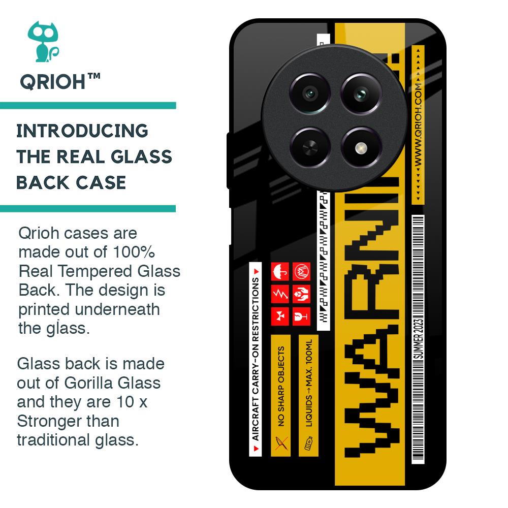 Aircraft Warning Glass Case for Realme 12 5G