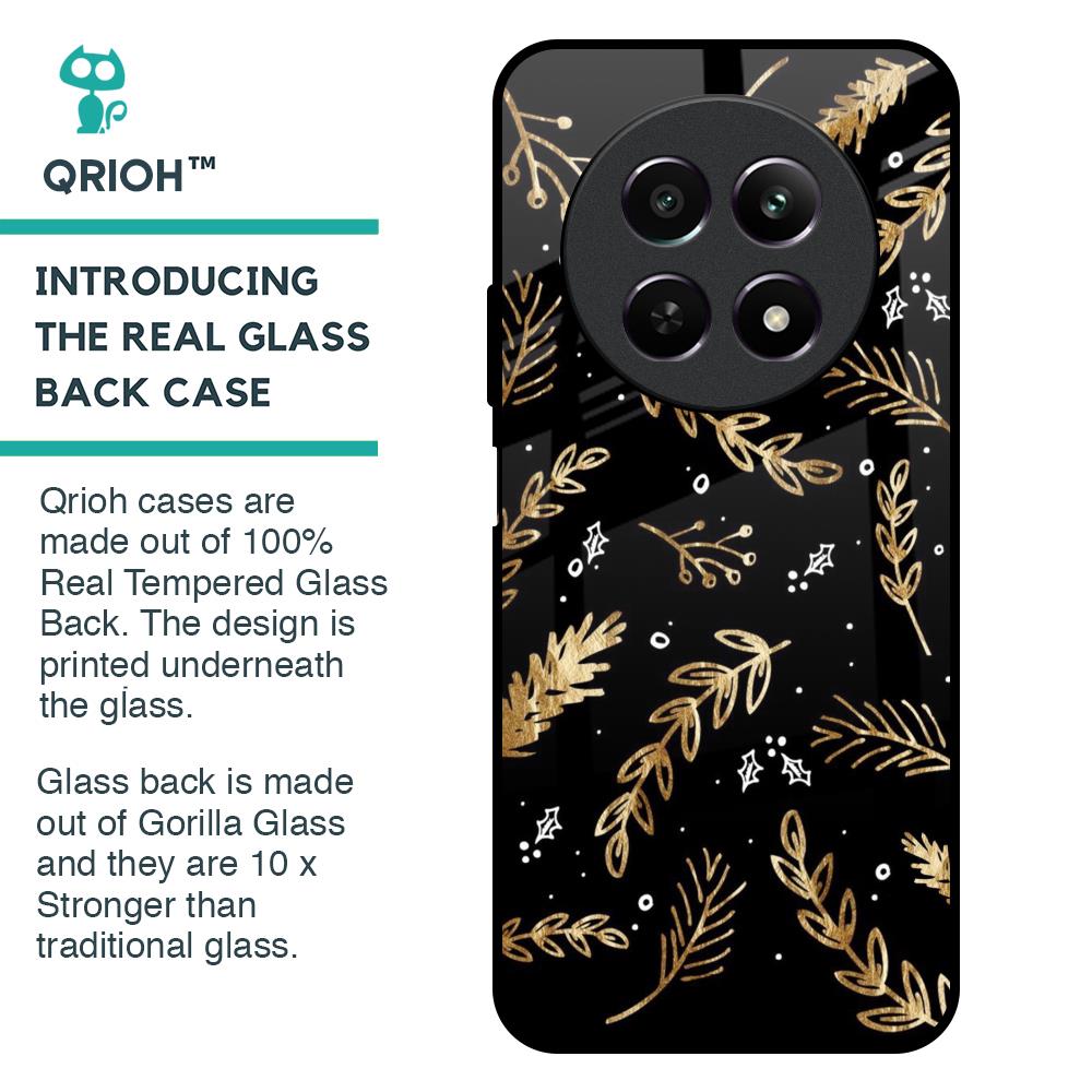 Autumn Leaves Glass Case for Realme 12 5G