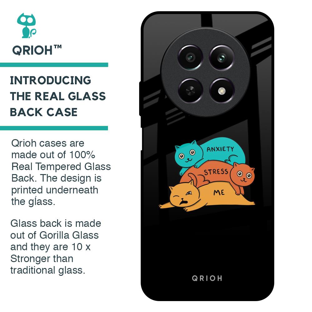 Anxiety Stress Glass Case for Realme 12 5G