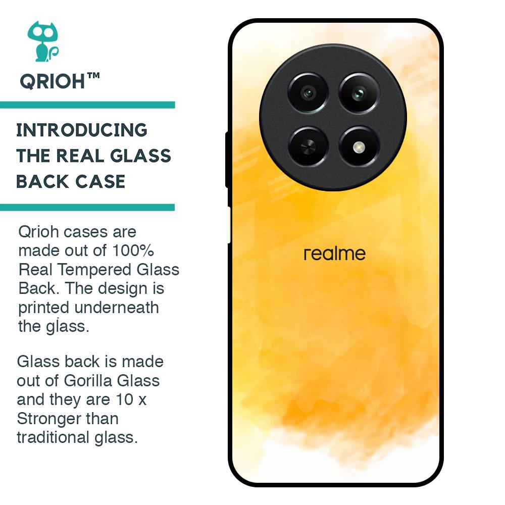 Rustic Orange Glass Case for Realme 12 5G