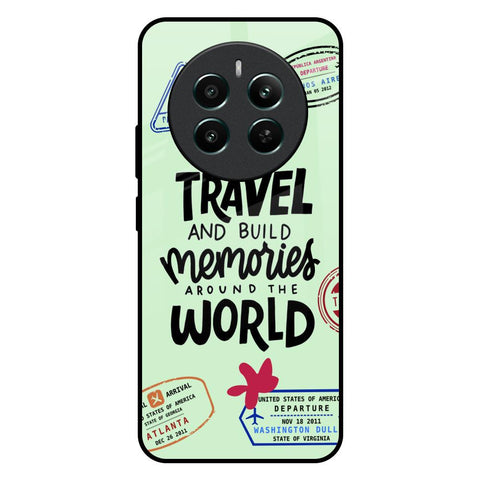 Travel Stamps Realme 12 Plus 5G Glass Back Cover Online