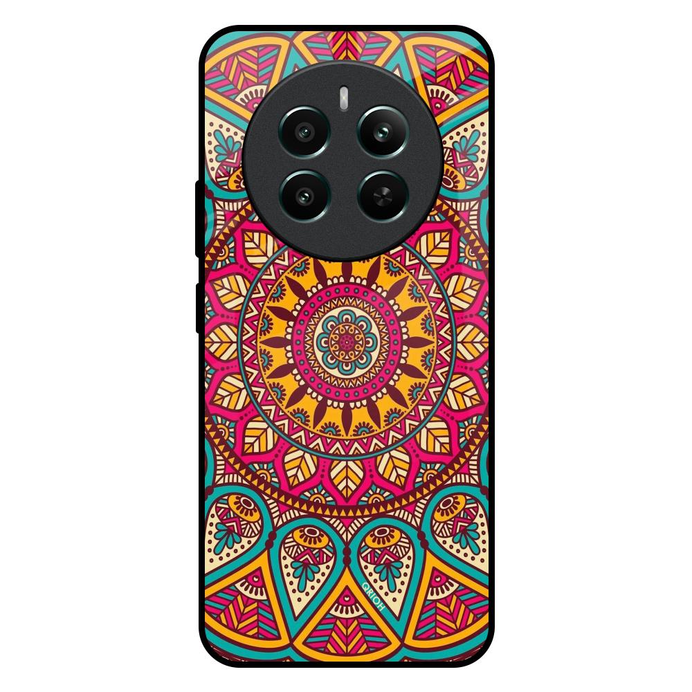 Elegant Mandala Realme 12 Plus 5G Glass Back Cover Online
