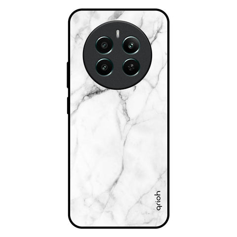 Modern White Marble Realme 12 Plus 5G Glass Back Cover Online