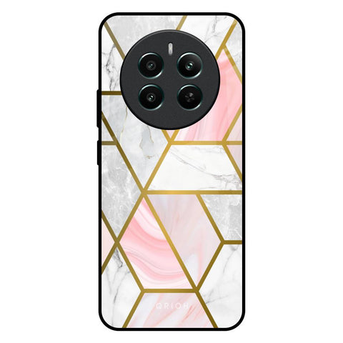 Geometrical Marble Realme 12 Plus 5G Glass Back Cover Online