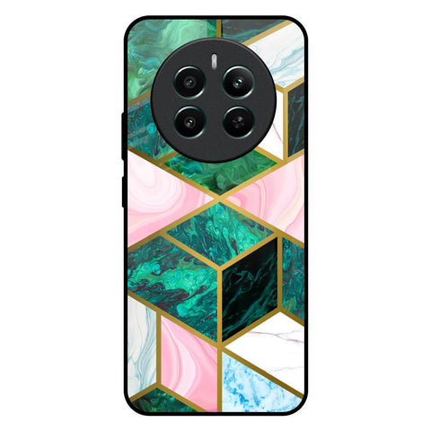 Seamless Green Marble Realme 12 Plus 5G Glass Back Cover Online