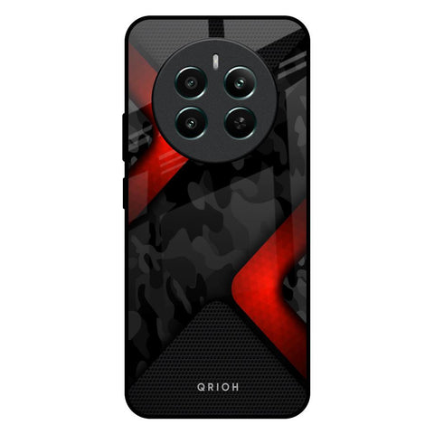 Modern Camo Abstract Realme 12 Plus 5G Glass Back Cover Online