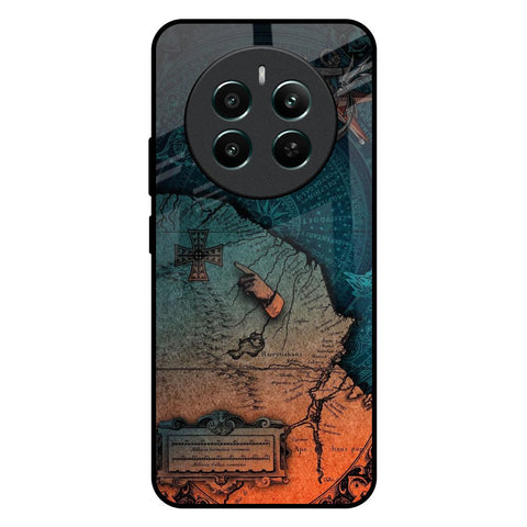 Geographical Map Realme 12 Plus 5G Glass Back Cover Online