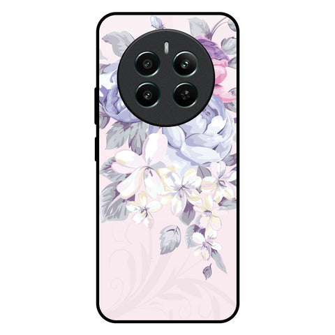 Elegant Floral Realme 12 Plus 5G Glass Back Cover Online