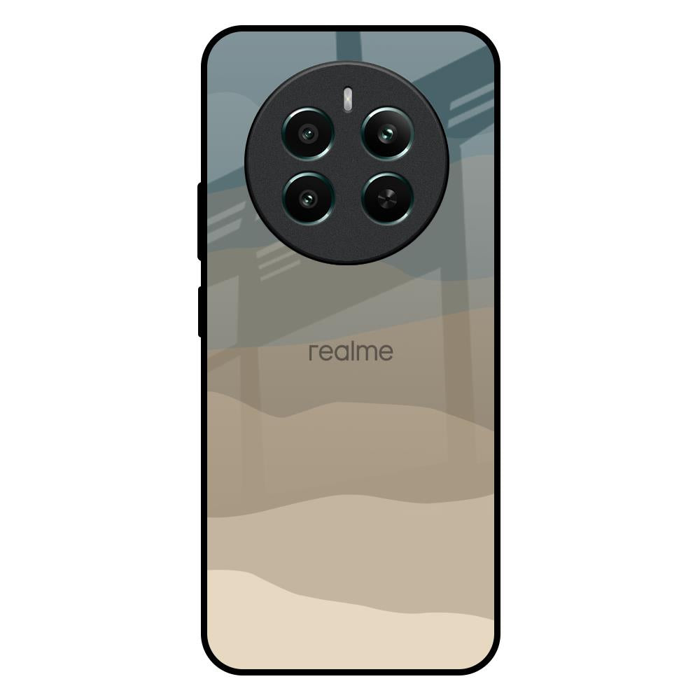 Abstract Mountain Pattern Realme 12 Plus 5G Glass Back Cover Online