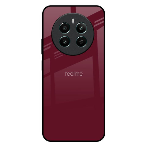 Classic Burgundy Realme 12 Plus 5G Glass Back Cover Online
